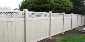 Vinyl fence